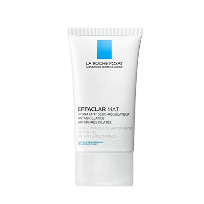 La Roche - Posay Effaclar Mat, Daily Moisturizer For Oily Skin, Visibly Reduces The Look Of Pores, Oil - Free Mattifying Moisturizer, Smooths Skin Texture, Non - Comedogenic & Dermatologist Tested - 7DAY'S
