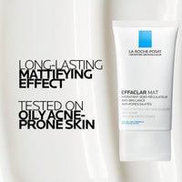 La Roche - Posay Effaclar Mat, Daily Moisturizer For Oily Skin, Visibly Reduces The Look Of Pores, Oil - Free Mattifying Moisturizer, Smooths Skin Texture, Non - Comedogenic & Dermatologist Tested - 7DAY'S