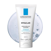 La Roche - Posay Effaclar Medicated Gel Cleanser, 2% Salicylic Acid Cleanser + LHA + Glycerin, Foaming Acne Face Wash, Helps Clear & Prevent Acne Breakouts, Oil Free, Targets Excess Oil - 7DAY'S