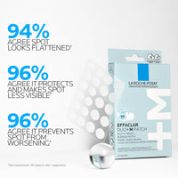 La Roche - Posay Effaclar Multi - Target Blemish Patches, Hydrocolloid Pimple Patches For Face Shields, Targets & Absorbs, Suitable Under Makeup, 22 Patches, 12 Small Size & 10 Medium Size - 7DAY'S