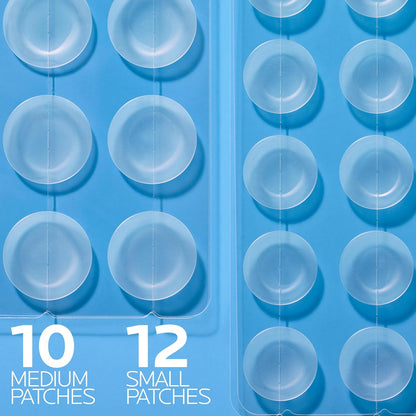 La Roche - Posay Effaclar Multi - Target Blemish Patches, Hydrocolloid Pimple Patches For Face Shields, Targets & Absorbs, Suitable Under Makeup, 22 Patches, 12 Small Size & 10 Medium Size - 7DAY'S
