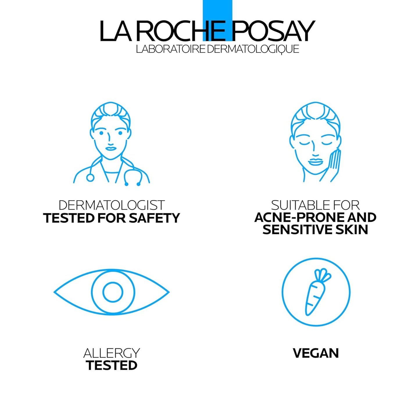 La Roche - Posay Effaclar Multi - Target Blemish Patches, Hydrocolloid Pimple Patches For Face Shields, Targets & Absorbs, Suitable Under Makeup, 22 Patches, 12 Small Size & 10 Medium Size - 7DAY'S