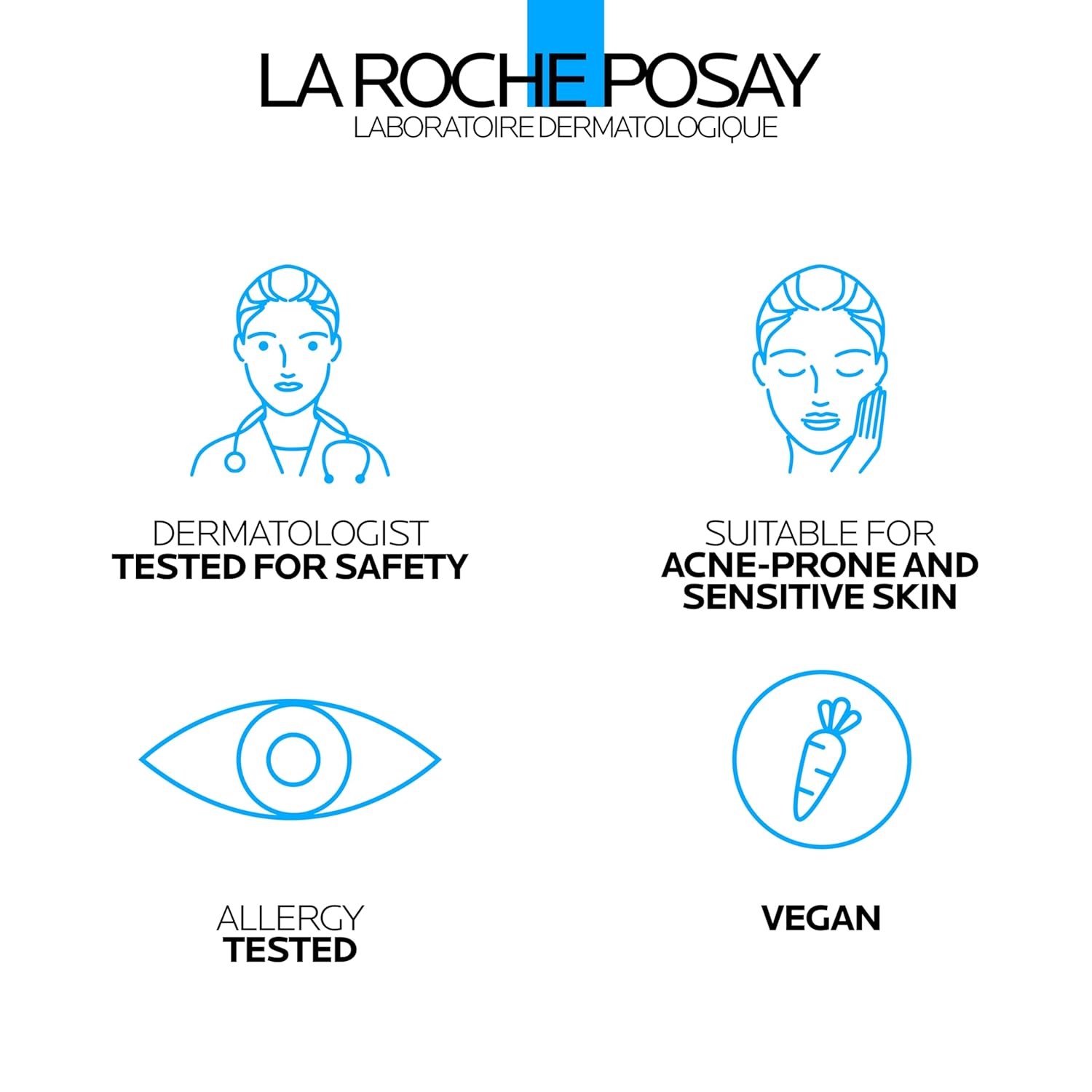 La Roche - Posay Effaclar Multi - Target Blemish Patches, Hydrocolloid Pimple Patches For Face Shields, Targets & Absorbs, Suitable Under Makeup, 22 Patches, 12 Small Size & 10 Medium Size - 7DAY'S