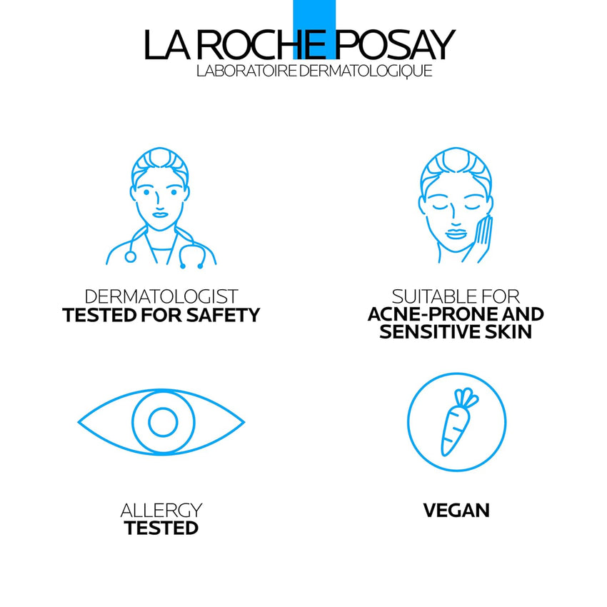 La Roche - Posay Effaclar Multi - Target Blemish Patches, Hydrocolloid Pimple Patches For Face Shields, Targets & Absorbs, Suitable Under Makeup, 22 Patches, 12 Small Size & 10 Medium Size - 7DAY'S