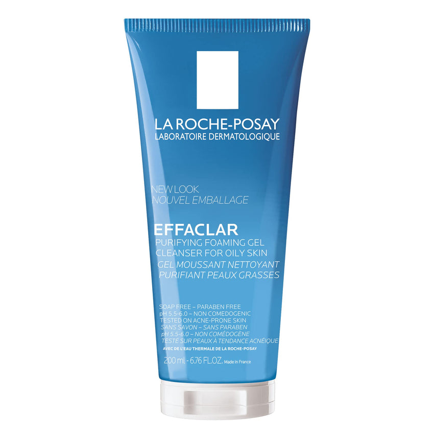 La Roche - Posay Effaclar Purifying Foaming Gel Cleanser for Oily Skin, With Zinc Pidolate To Remove Excess Oil & Shine, Alcohol Free & Oil Free, Face Wash For Oily Skin, Sensitive Skin Tested - 7DAY'S