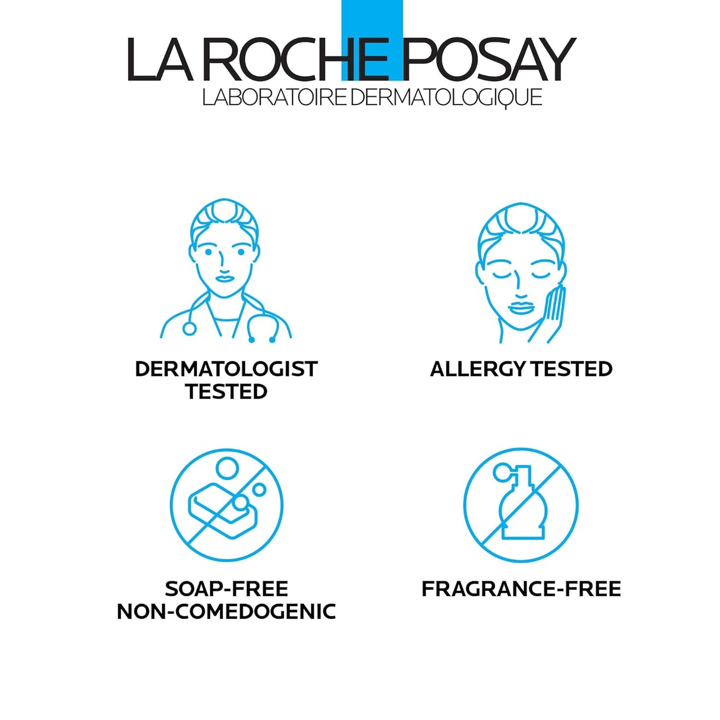 La Roche - Posay Effaclar Purifying Foaming Gel Cleanser for Oily Skin, With Zinc Pidolate To Remove Excess Oil & Shine, Alcohol Free & Oil Free, Face Wash For Oily Skin, Sensitive Skin Tested - 7DAY'S