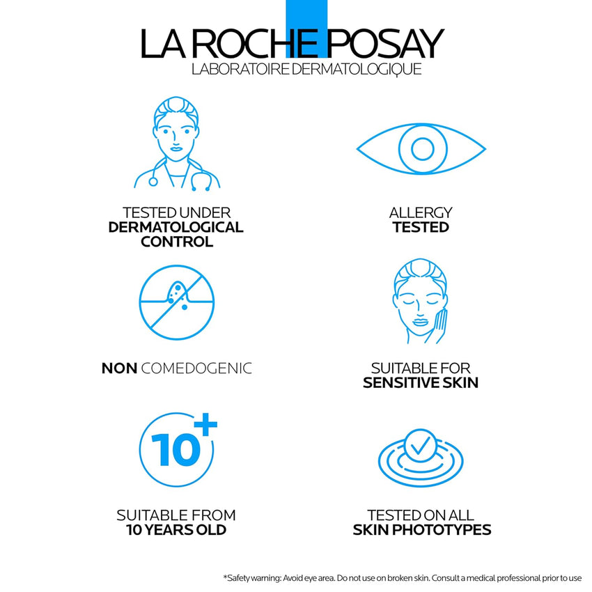 La Roche - Posay Effaclar Salicylic Acid Acne Treatment For Face, Mattifying Acne Gel Cream Spot Treatment for Blackheads, Whiteheads & Pores, Prevents New Pimples, Non - Greasy, Sensitive Skin Safe - 7DAY'S