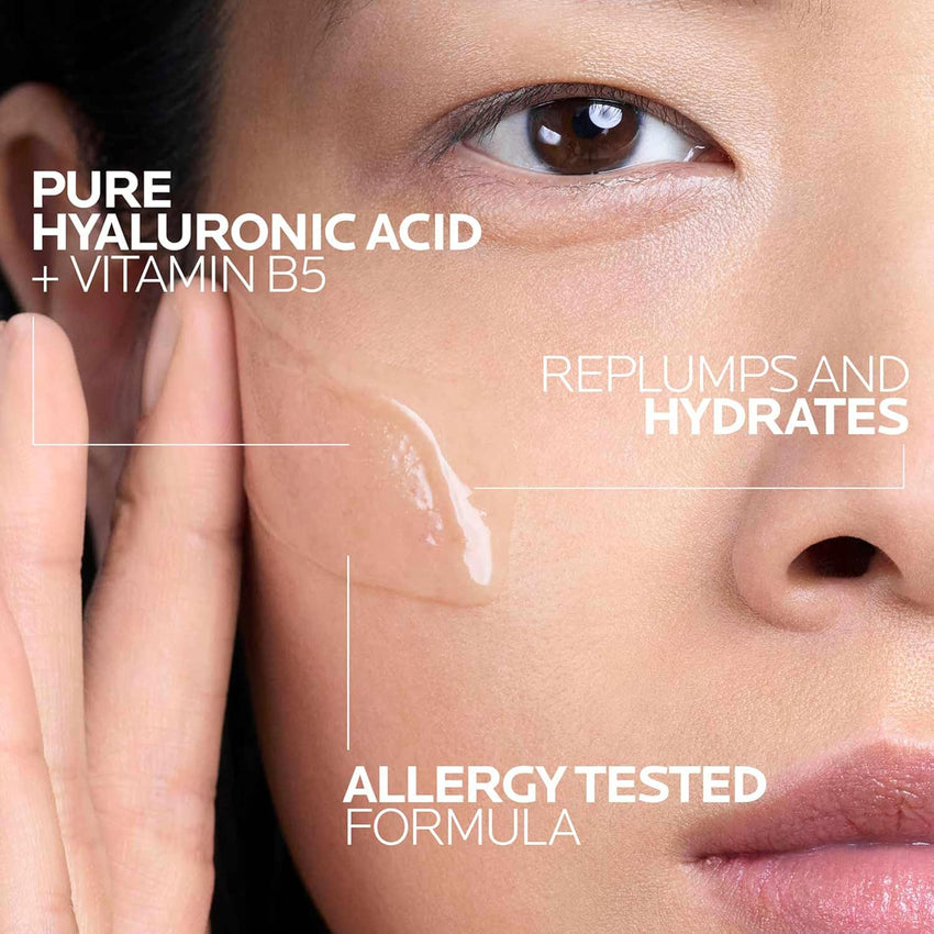 La Roche - Posay Hyalu B5 Pure Hyaluronic Acid Serum for Face, Vitamin B5 + Hyaluronic Acid + Madecassoside, Hydrating Serum Visibly Plumps Skin, Sensitive Skin Safe, Anti Aging, Oil - Free - 7DAY'S