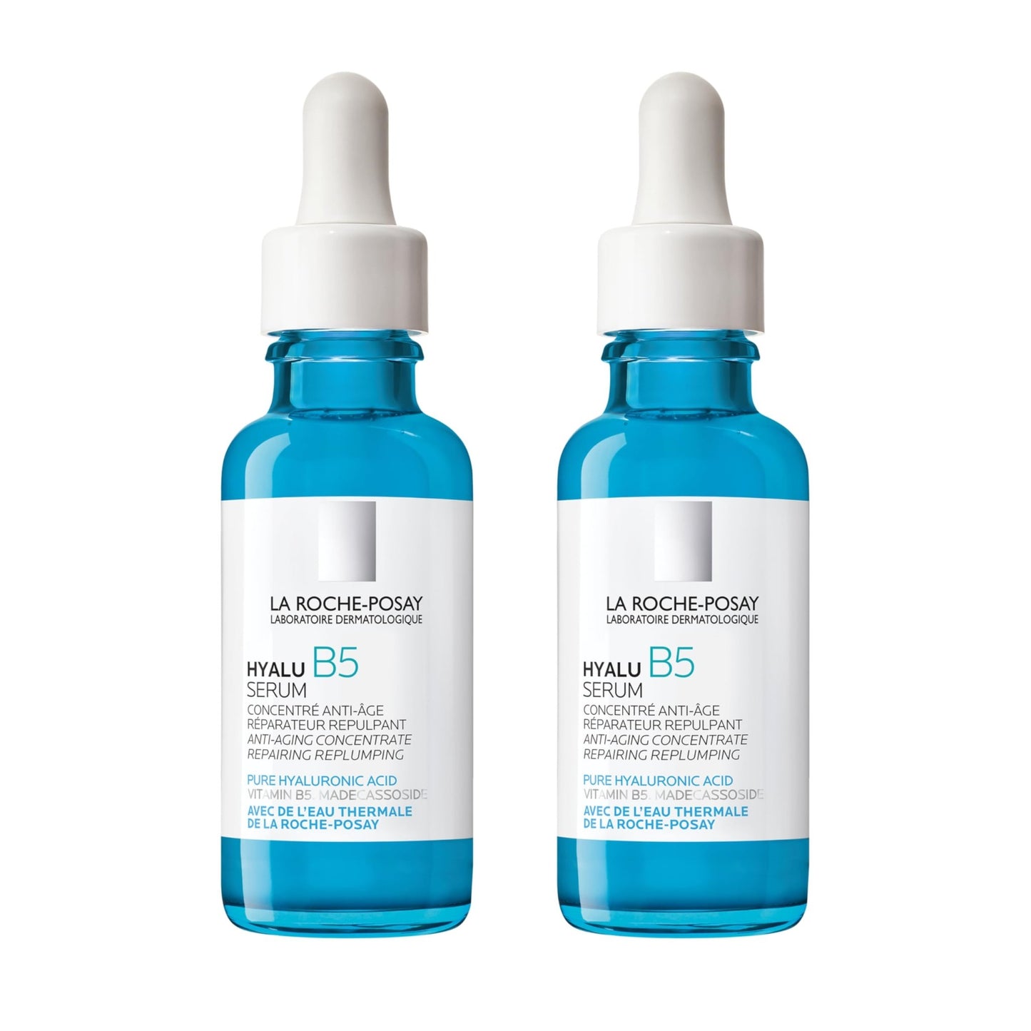 La Roche - Posay Hyalu B5 Pure Hyaluronic Acid Serum for Face, Vitamin B5 + Hyaluronic Acid + Madecassoside, Hydrating Serum Visibly Plumps Skin, Sensitive Skin Safe, Anti Aging, Oil - Free - 7DAY'S