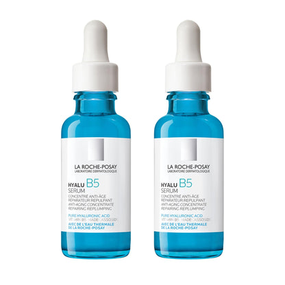 La Roche - Posay Hyalu B5 Pure Hyaluronic Acid Serum for Face, Vitamin B5 + Hyaluronic Acid + Madecassoside, Hydrating Serum Visibly Plumps Skin, Sensitive Skin Safe, Anti Aging, Oil - Free - 7DAY'S