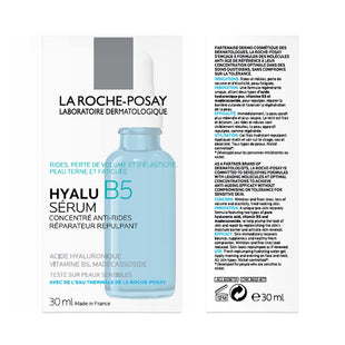La Roche - Posay Hyalu B5 Pure Hyaluronic Acid Serum for Face, Vitamin B5 + Hyaluronic Acid + Madecassoside, Hydrating Serum Visibly Plumps Skin, Sensitive Skin Safe, Anti Aging, Oil - Free - 7DAY'S