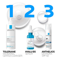 La Roche - Posay Hyalu B5 Pure Hyaluronic Acid Serum for Face, Vitamin B5 + Hyaluronic Acid + Madecassoside, Hydrating Serum Visibly Plumps Skin, Sensitive Skin Safe, Anti Aging, Oil - Free - 7DAY'S