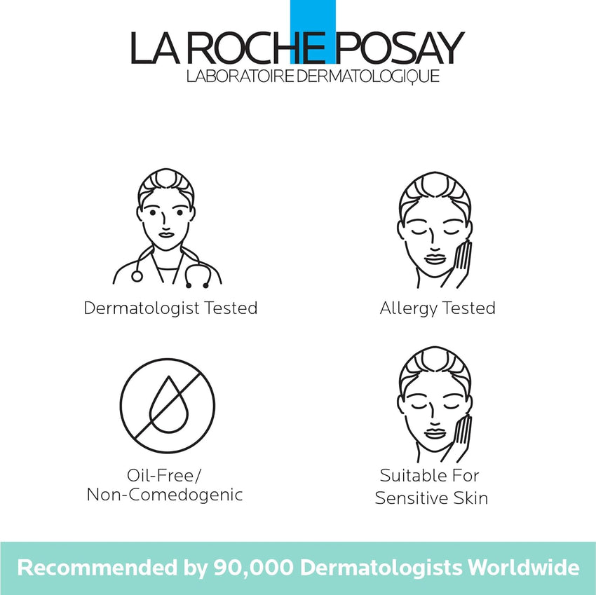 La Roche - Posay Hydraphase HA Light Face Moisturizer, Hyaluronic Acid Face Moisturizer with 72HR Hydration, Oil Free & Non - Comedogenic, 50 ML, 1.69 fl. oz. - 7DAY'S