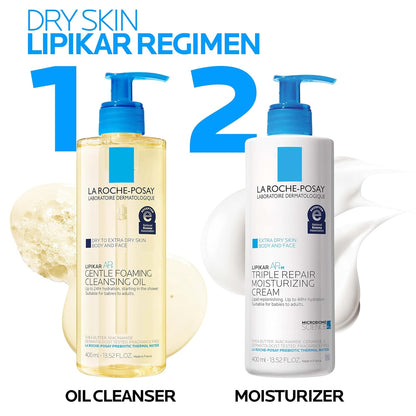 La Roche - Posay Lipikar AP+ Triple Repair Moisturizing Cream | Face & Body Lotion For Dry Skin | Shea Butter & Niacinamide Moisturizer | Gentle Face & Body Cream For Dry, Rough & Sensitive Skin - 7DAY'S