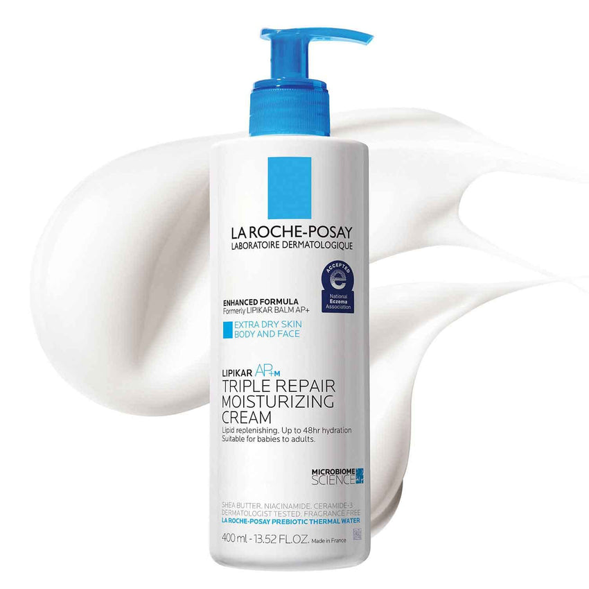 La Roche - Posay Lipikar AP+ Triple Repair Moisturizing Cream | Face & Body Lotion For Dry Skin | Shea Butter & Niacinamide Moisturizer | Gentle Face & Body Cream For Dry, Rough & Sensitive Skin - 7DAY'S