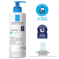 La Roche - Posay Lipikar AP+ Triple Repair Moisturizing Cream | Face & Body Lotion For Dry Skin | Shea Butter & Niacinamide Moisturizer | Gentle Face & Body Cream For Dry, Rough & Sensitive Skin - 7DAY'S