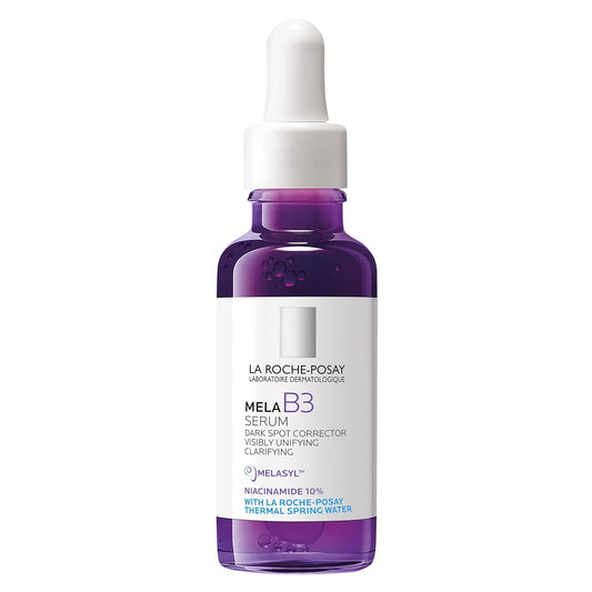 La Roche - Posay Mela B3 Serum, Dark Spot Corrector With Anti - Aging Melasyl + 10% Niacinamide, Discoloration Correcting Serum for Sun Spots, Age Spots & Post - Acne Marks - 7DAY'S