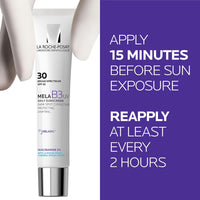 La Roche - Posay Mela B3 UV Daily Sunscreen, Face Moisturizer With SPF 30 + Anti - Aging Melasyl + 5% Niacinamide, Helps Correct & Protect From Sun Damage, Face Sunscreen With No White Cast, 40ML - 7DAY'S