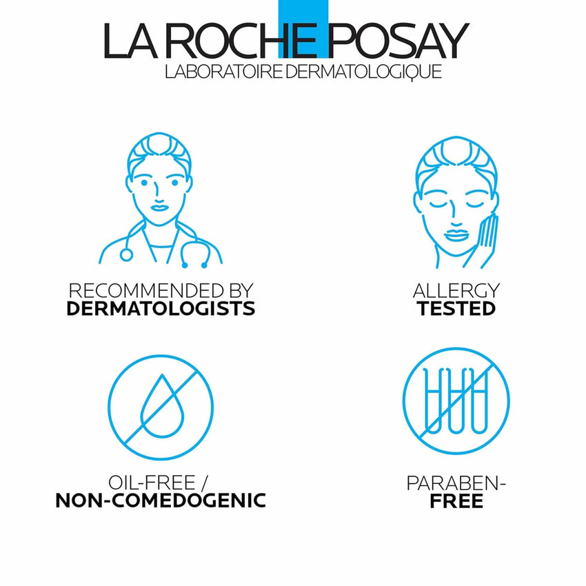 La Roche - Posay Micellar Cleansing Water for Sensitive Skin, Micellar Water Makeup Remover, Cleanses and Hydrates Skin, Gentle Face Toner, Oil Free - 7DAY'S