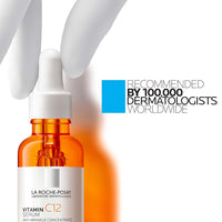 La Roche - Posay Pure 12% Vitamin C Serum For Face With Hyaluronic Acid & Salicylic Acid, Hydrating Face Serum, Boost Radiance & Reduce Wrinkles, 2 Formulas for Normal or Oily Skin Control - 7DAY'S