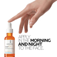 La Roche - Posay Pure 12% Vitamin C Serum For Face With Hyaluronic Acid & Salicylic Acid, Hydrating Face Serum, Boost Radiance & Reduce Wrinkles, 2 Formulas for Normal or Oily Skin Control - 7DAY'S