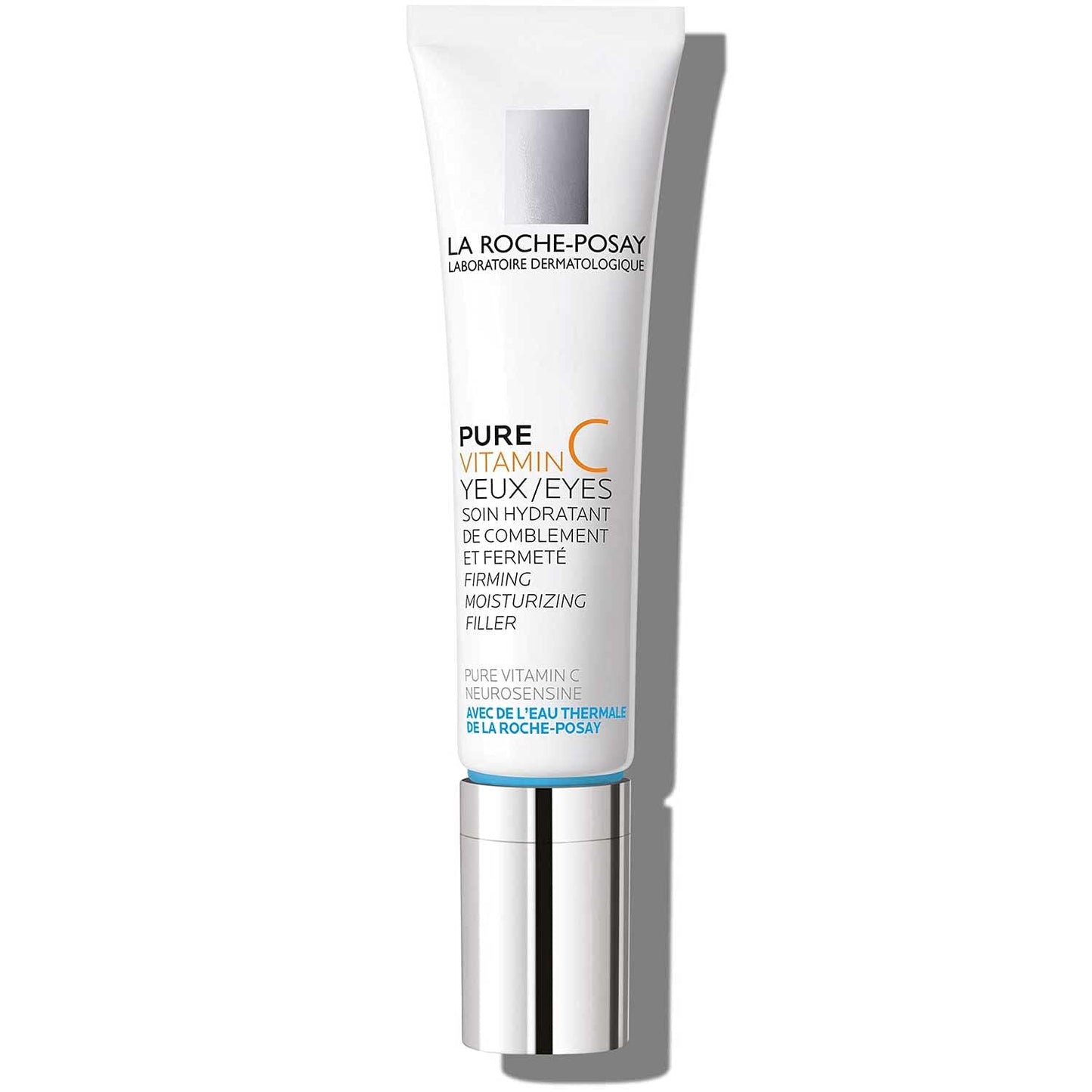 La Roche - Posay Redermic C Pure Vitamin C Eye Cream with Hyaluronic Acid to Reduce Wrinkles for Anti - Aging Effect, 0.5 Fl Oz (Pack of 1) - 7DAY'S