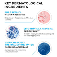 La Roche - Posay Redermic R Anti Aging Retinol Cream, Reduces Wrinkles, Fine Lines, and Age Spots with Pure Retinol Face Cream, 1 Fl Oz - 7DAY'S