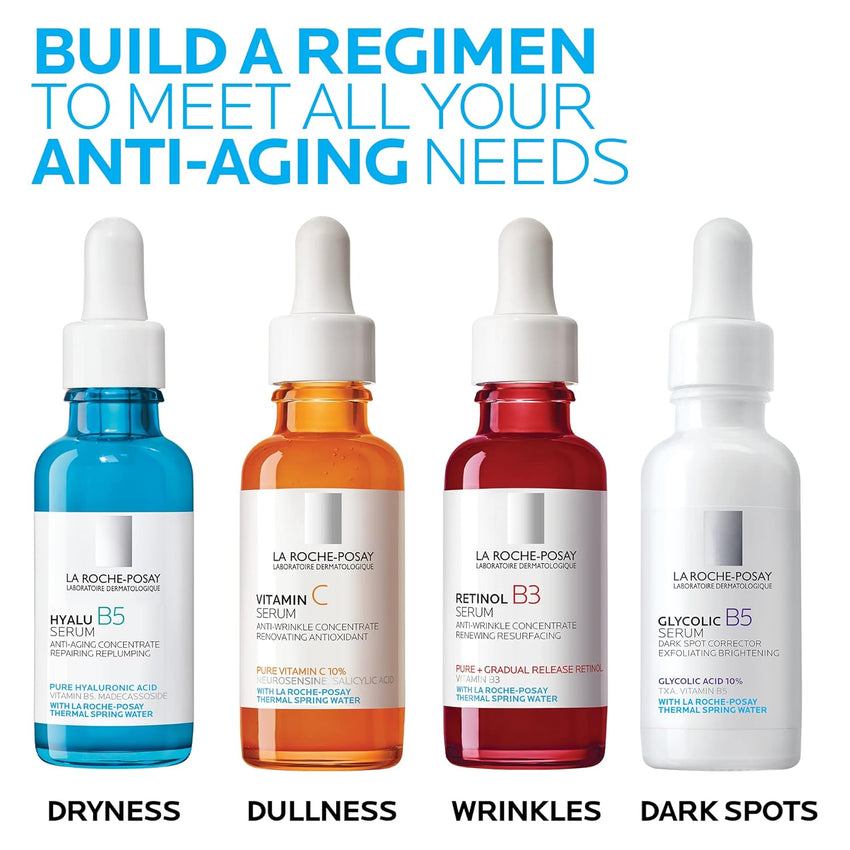 La Roche - Posay Redermic R Anti Aging Retinol Cream, Reduces Wrinkles, Fine Lines, and Age Spots with Pure Retinol Face Cream, 1 Fl Oz - 7DAY'S