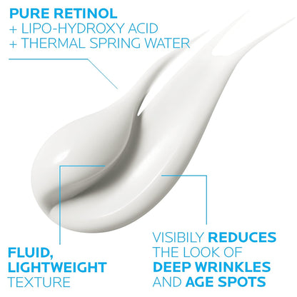 La Roche - Posay Redermic R Anti Aging Retinol Cream, Reduces Wrinkles, Fine Lines, and Age Spots with Pure Retinol Face Cream, 1 Fl Oz - 7DAY'S
