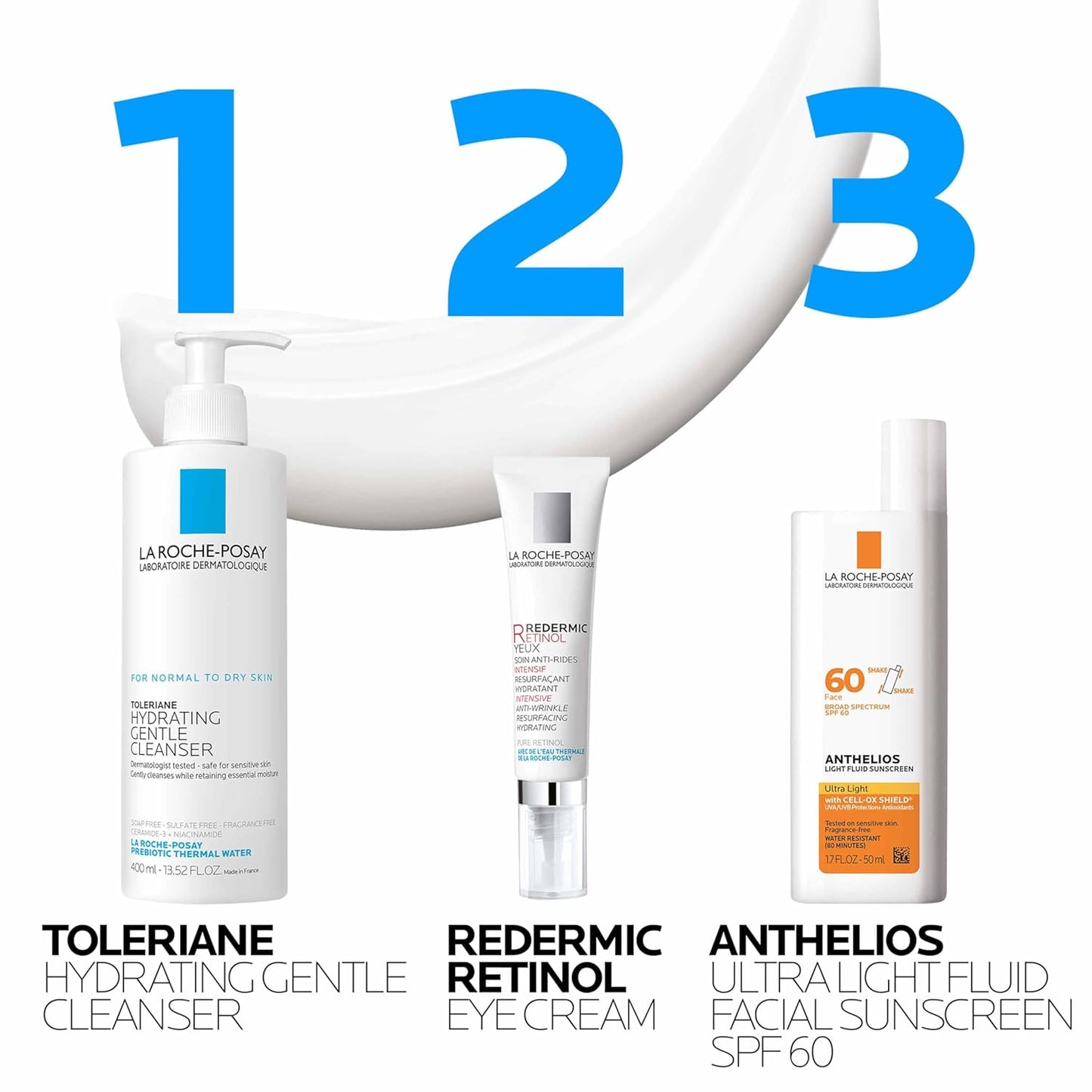 La Roche - Posay Redermic R Eyes Retinol Eye Cream, Anti - Aging Eye Cream to Reduce Wrinkles and Dark Circles With Pure Retinol and Caffeine, 0.5 Fl Oz (Pack of 1) - 7DAY'S