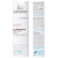 La Roche - Posay Redermic R Eyes Retinol Eye Cream, Anti - Aging Eye Cream to Reduce Wrinkles and Dark Circles With Pure Retinol and Caffeine, 0.5 Fl Oz (Pack of 1) - 7DAY'S