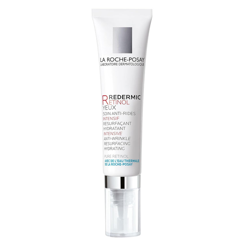 La Roche - Posay Redermic R Eyes Retinol Eye Cream, Anti - Aging Eye Cream to Reduce Wrinkles and Dark Circles With Pure Retinol and Caffeine, 0.5 Fl Oz (Pack of 1) - 7DAY'S