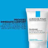 La Roche - Posay Toleriane Double Repair UV SPF Moisturizer for Face, Daily Facial Moisturizer with Sunscreen SPF 30, Niacinamide and Glycerin, Oil Free, Moisturizing Sun Protection - 7DAY'S