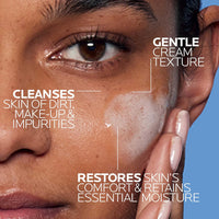 La Roche - Posay Toleriane Hydrating Gentle Face Cleanser, Hydrating Facial Cleanser With Niacinamide + Ceramides, Daily Face Wash For Dry Skin To Normal Skin, Sensitive Skin Tested, Fragrance Free - 7DAY'S
