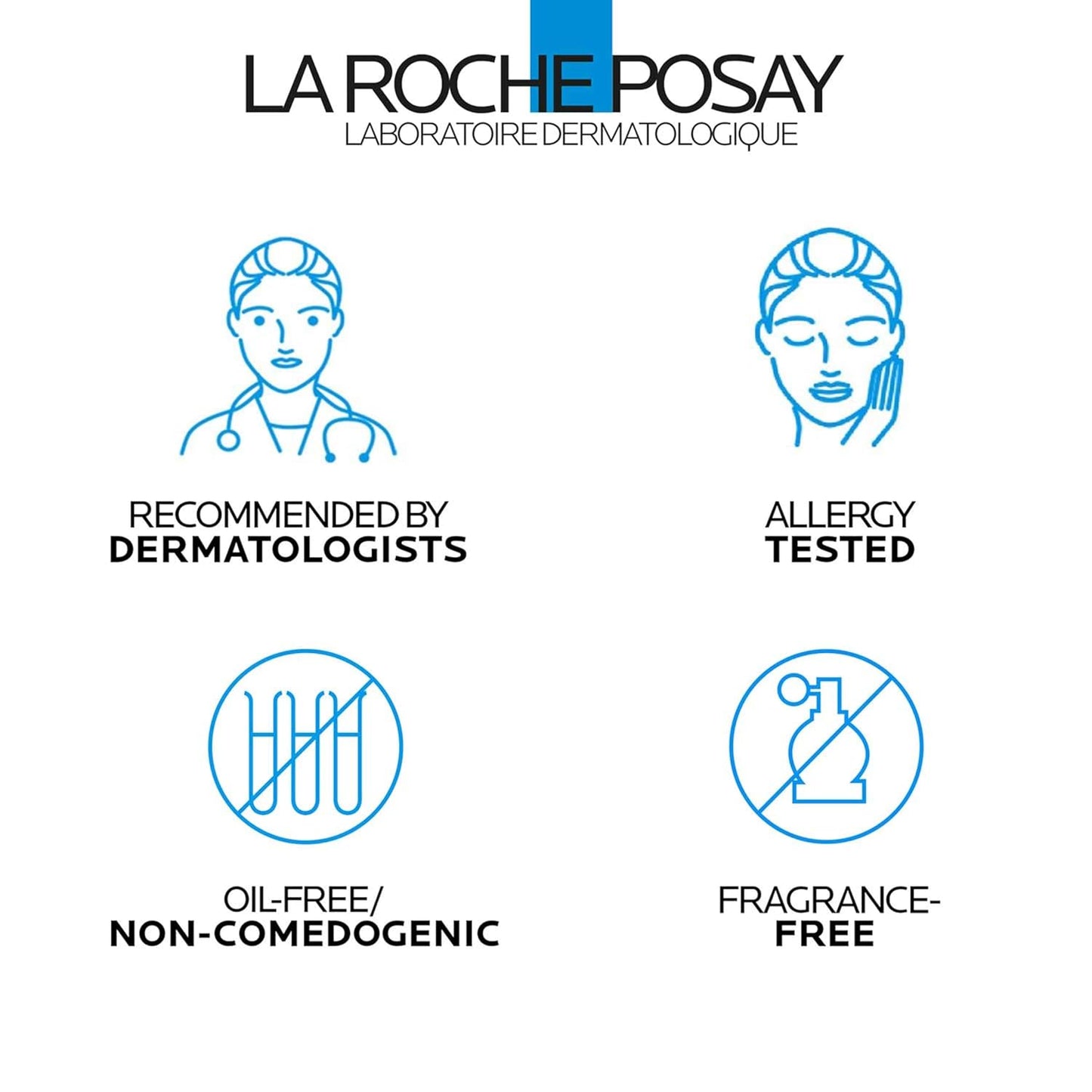 La Roche - Posay Toleriane Purifying Foaming Facial Cleanser, Oil Free Face Wash for Women & Men with Niacinamide + Ceramides, Pore Cleanser Safe For Sensitive Skin, Won’t Dry Out Skin, Soap Free - 7DAY'S