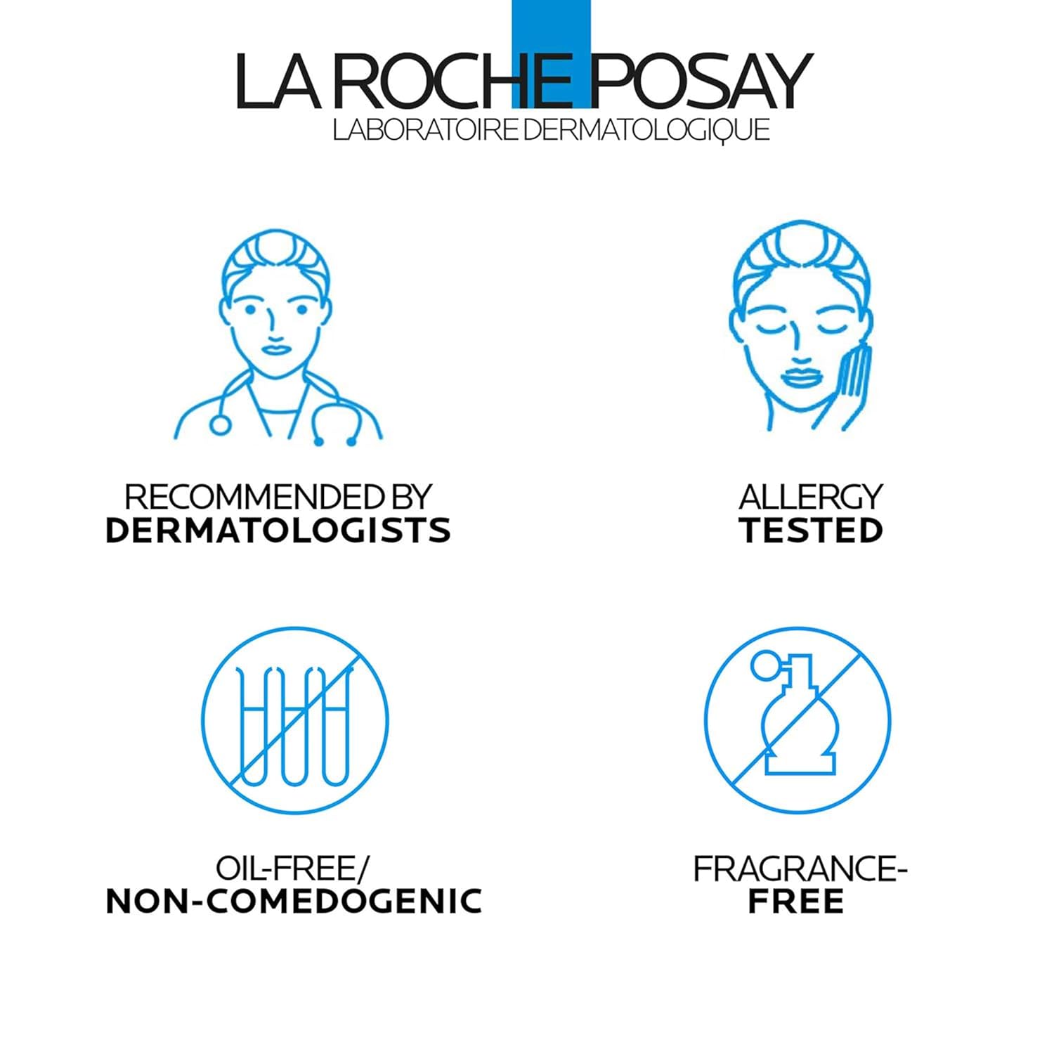 La Roche - Posay Toleriane Purifying Foaming Facial Cleanser, Oil Free Face Wash for Women & Men with Niacinamide + Ceramides, Pore Cleanser Safe For Sensitive Skin, Won’t Dry Out Skin, Soap Free - 7DAY'S