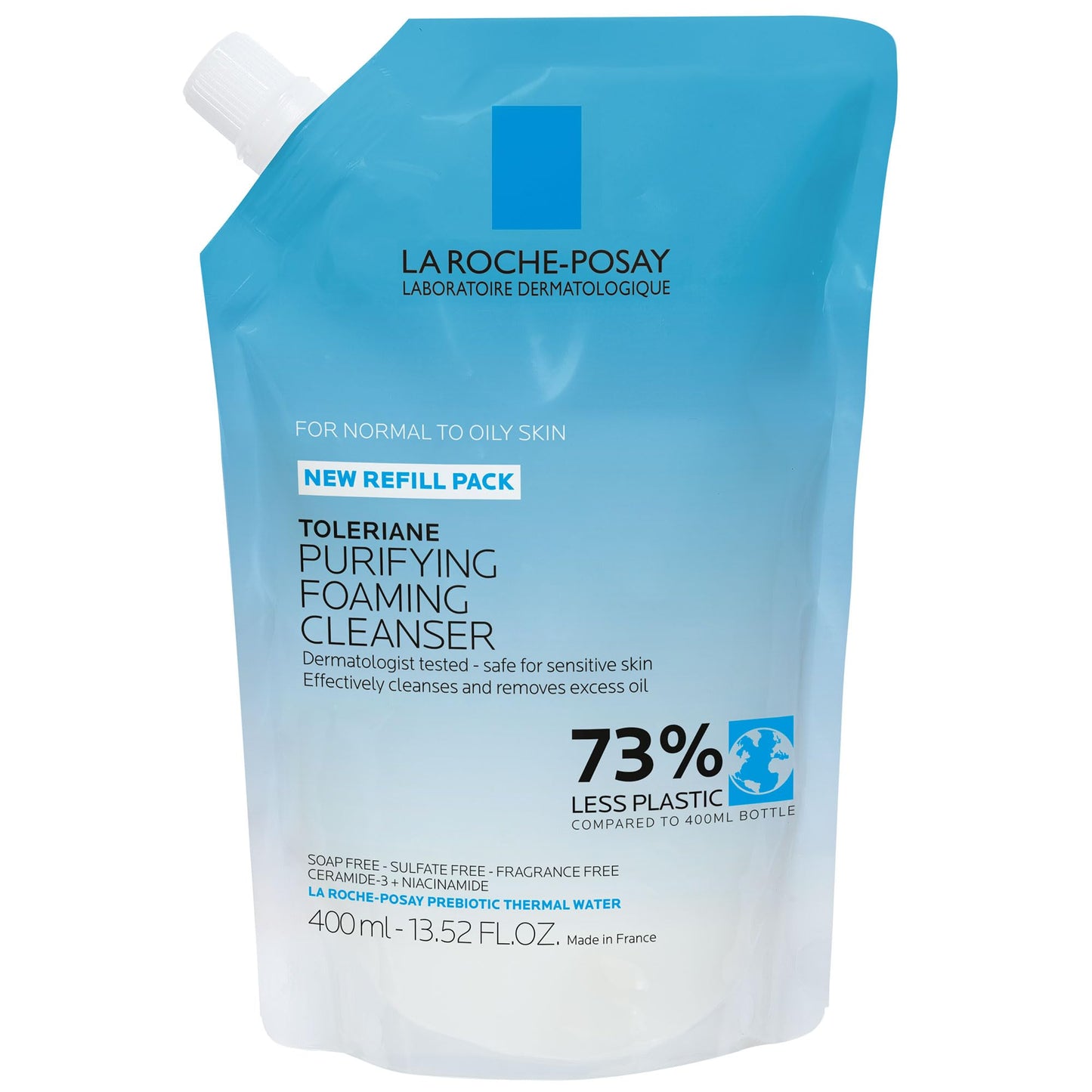 La Roche - Posay Toleriane Purifying Foaming Facial Cleanser, Oil Free Face Wash for Women & Men with Niacinamide + Ceramides, Pore Cleanser Safe For Sensitive Skin, Won’t Dry Out Skin, Soap Free - 7DAY'S
