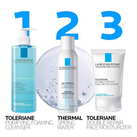 La Roche - Posay Toleriane Purifying Foaming Facial Cleanser, Oil Free Face Wash for Women & Men with Niacinamide + Ceramides, Pore Cleanser Safe For Sensitive Skin, Won’t Dry Out Skin, Soap Free - 7DAY'S