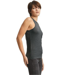 Ladies' CVC Racerback Tank - BLACK - S - 7DAY'S