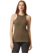 Ladies' CVC Racerback Tank - BLACK - S - 7DAY'S