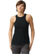 Ladies' CVC Racerback Tank - BLACK - S - 7DAY'S