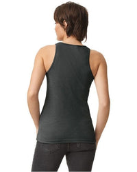 Ladies' CVC Racerback Tank - BLACK - S - 7DAY'S