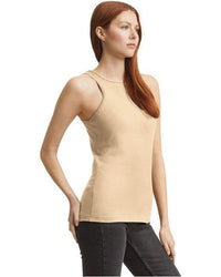 Ladies' CVC Racerback Tank - BLACK - S - 7DAY'S