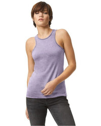 Ladies' CVC Racerback Tank - BLACK - S - 7DAY'S