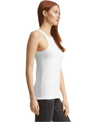 Ladies' CVC Racerback Tank - BLACK - S - 7DAY'S