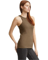 Ladies' CVC Racerback Tank - BLACK - S - 7DAY'S