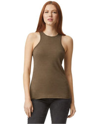 Ladies' CVC Racerback Tank - BLACK - S - 7DAY'S