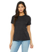 Ladies' Relaxed Heather CVC Short - Sleeve T-Shirt - ATHLETIC HEATHER - S - 7DAY'S