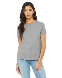 Ladies' Relaxed Heather CVC Short - Sleeve T-Shirt - ATHLETIC HEATHER - S - 7DAY'S