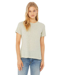 Ladies' Relaxed Heather CVC Short - Sleeve T-Shirt - ATHLETIC HEATHER - S - 7DAY'S